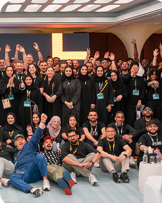 The Dubai Future Foundation team together